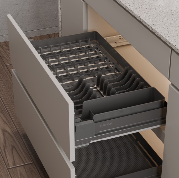 Rổ chén dĩa Hafele 545.14.311 diningAGENT R900mm