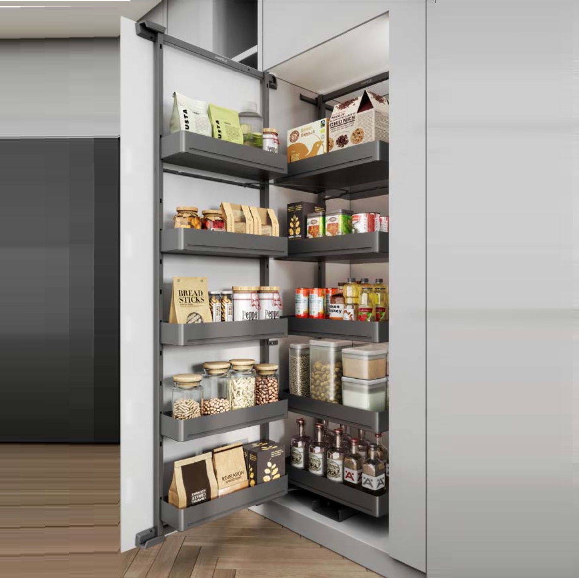 Tủ kho Hafele 504.68.385 Tandem R600mm