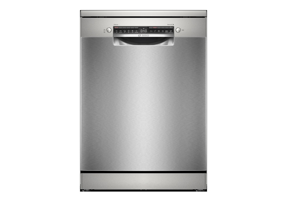 Máy rửa chén Bosch SMS4ECI01P độc lập Series 4, sấy hé cửa