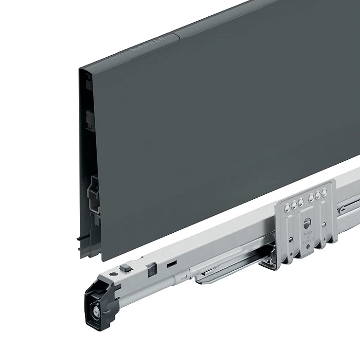 Ray hộp Hafele 513.67.325 Matrix Box 180mm xám 70kg