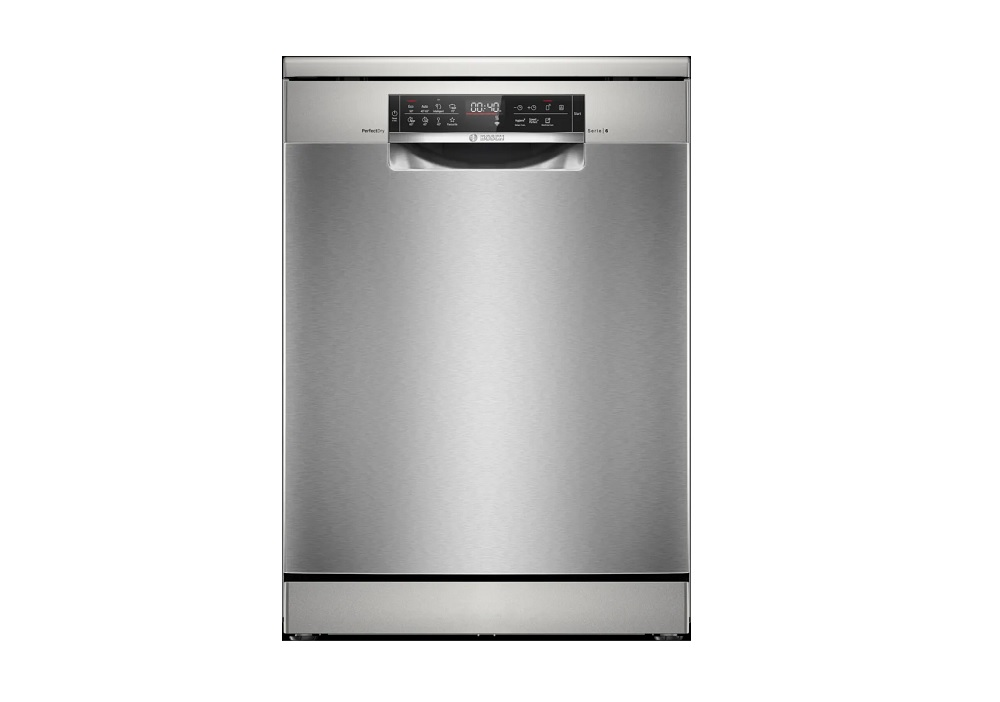 Máy rửa chén Bosch SMS4ECI01P độc lập Series 4, sấy hé cửa