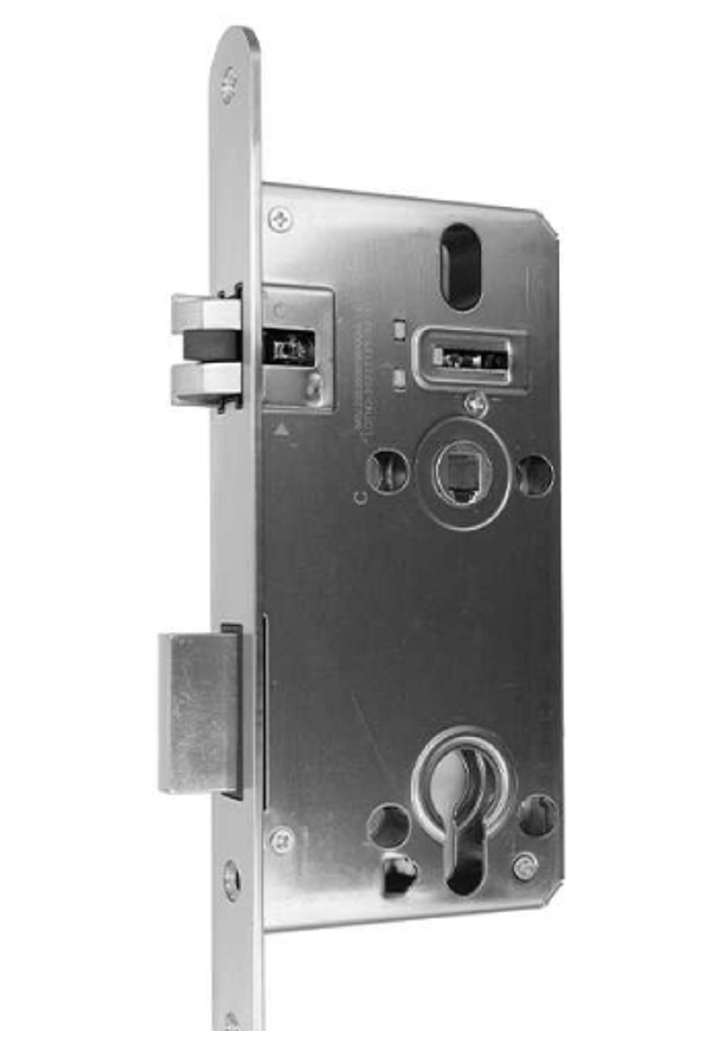 Thân khóa Imundex 747.11.190 Inox mờ 55/72 mm