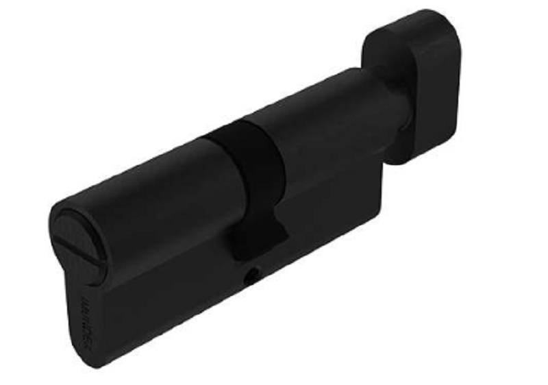 Ruột khóa Imundex 757.71.565 đầu vặn đầu rắn 65mm đen mờ