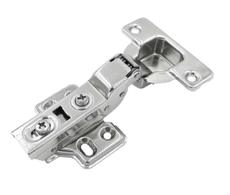 Bộ bản lề Imundex 7112103 giảm chấn trùm nửa inox 304
