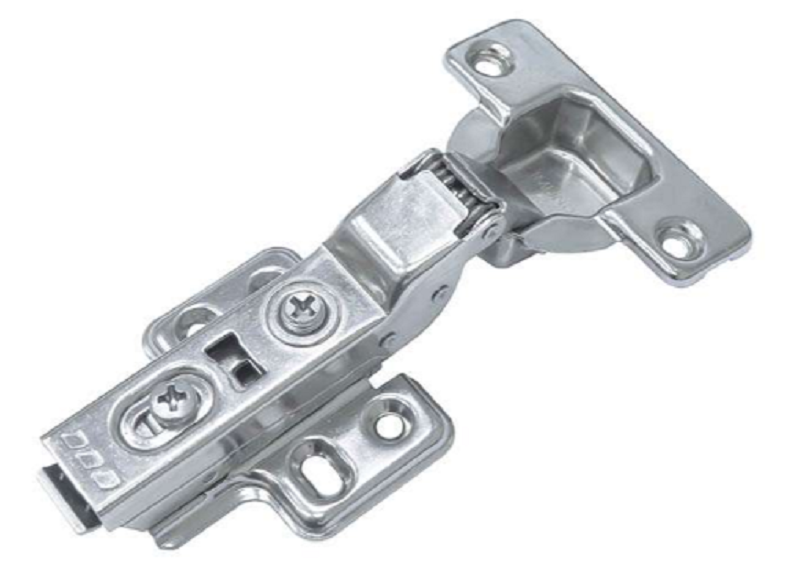 Bộ bản lề Imundex 7112104 giảm chấn trùm nửa inox 304