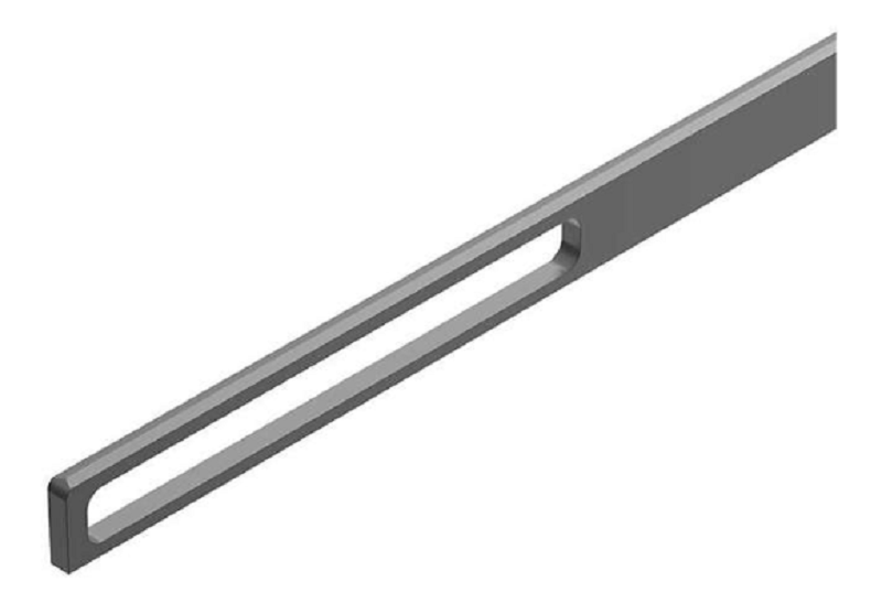 Tay nắm tủ Imundex 7750002 màu xám 1000mm