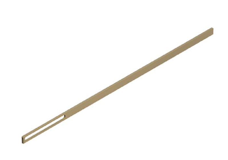 Tay nắm tủ Imundex 7758002 màu vàng 1000mm