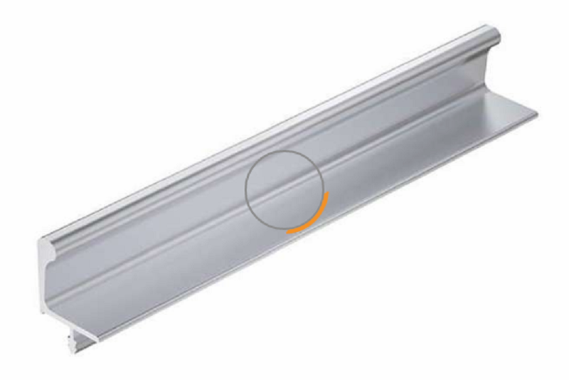 Tay nắm tủ Imundex 7752059 nhôm mờ 3000mm