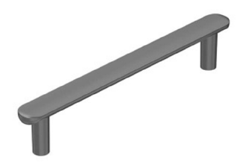 Tay nắm tủ Imundex 7740006 màu xám 153mm
