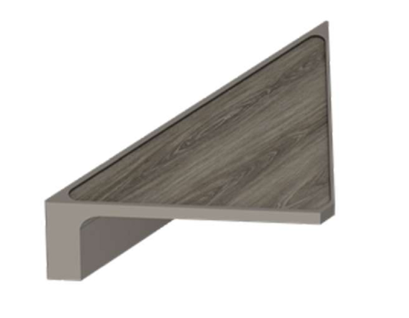 Tay nắm tủ Imundex 7757002 nâu đậm décor LK 2005E