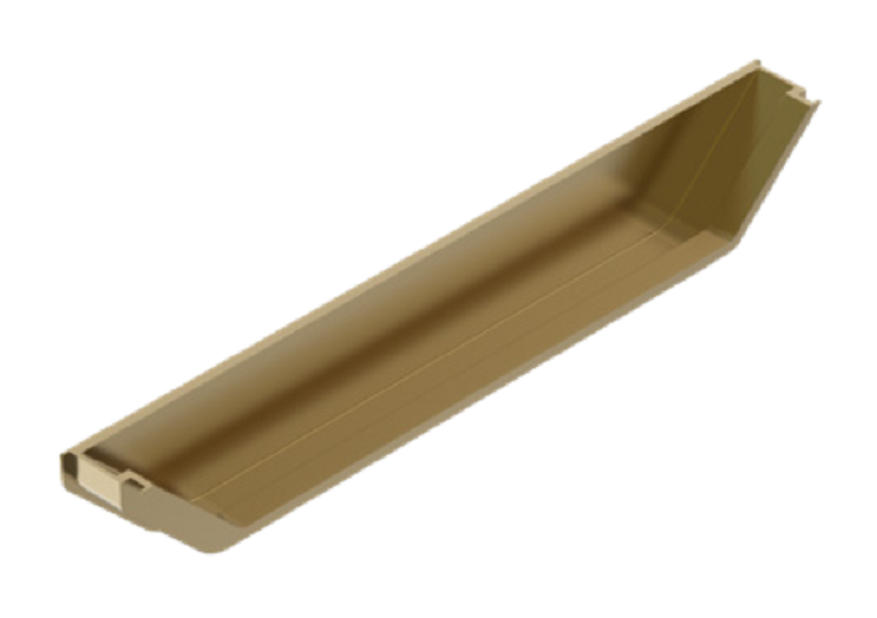 Tay nắm tủ Imundex 7758004 màu champagne đậm