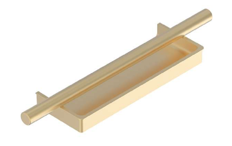 Tay nắm tủ Imundex 7758080 vàng mờ