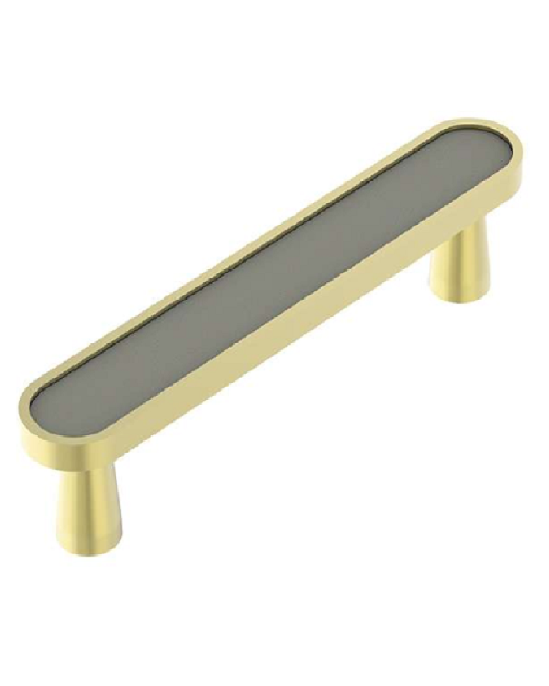 Tay nắm tủ Imundex 7748003 màu vàng kết hợp LK 4805T 120mm