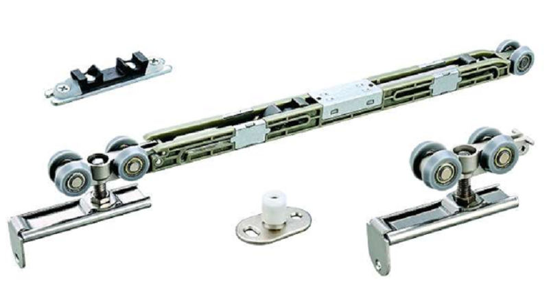 Bộ phụ kiện cửa trượt giảm chấn Imundex 710.80.161 cho 1 cánh 80kg