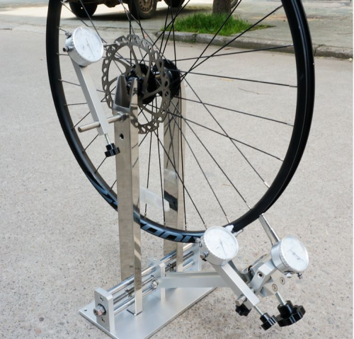 Giá cân vành - Inox - 3 đồng hồ