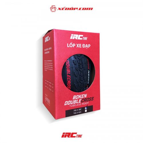 Lốp IRC Boken DoubleCross Kevlar 700x38C Tubeless