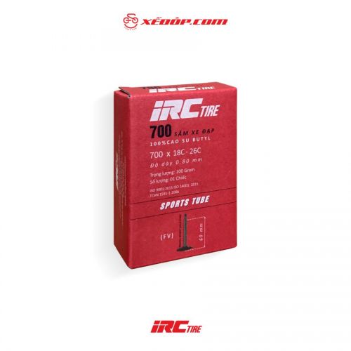 Săm IRC 700 x 18C - 26C FV 60mm
