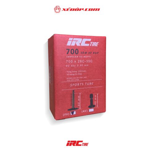 Săm IRC 700 x 28C - 35C FV 60mm