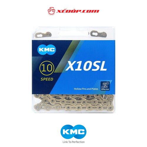 Xích KMC X10 SL Silver full rỗng