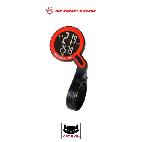 Đồng hồ đo tốc độ CatEye CC-RS100W Quick 1604904 - Black/Red1604904 - Black/Red