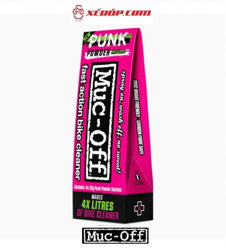 Bột dung dịch vệ sinh xe Muc-Off Punk Powder Bike Cleaner - 4 gói