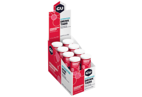 Viên Sủi Điện Giải - GU HYDRATION DRINK TABS - STRAW HIBISCUS (1 ống 12 viên)