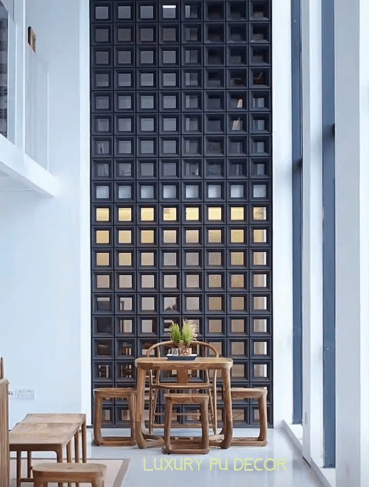 Tấm PU Giả Gạch Thông Gió