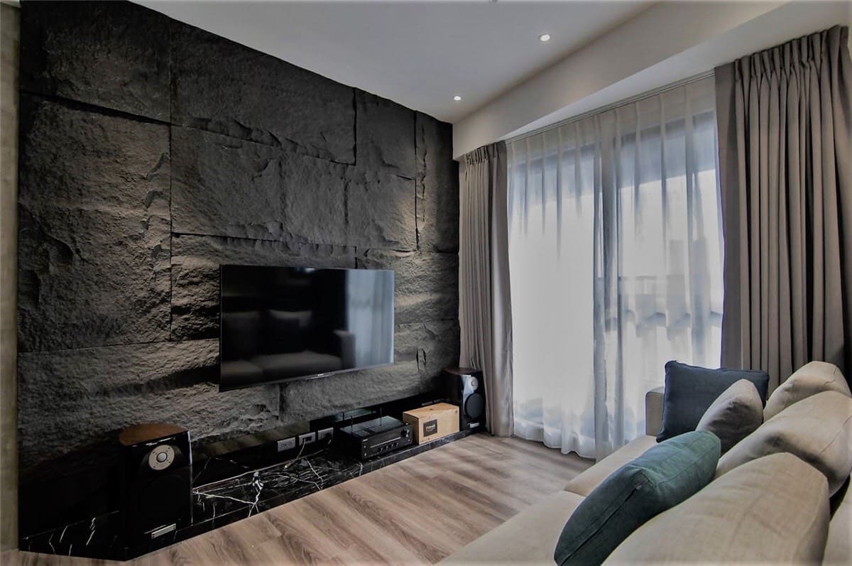 tấm pu trang trí phong cách tối giản