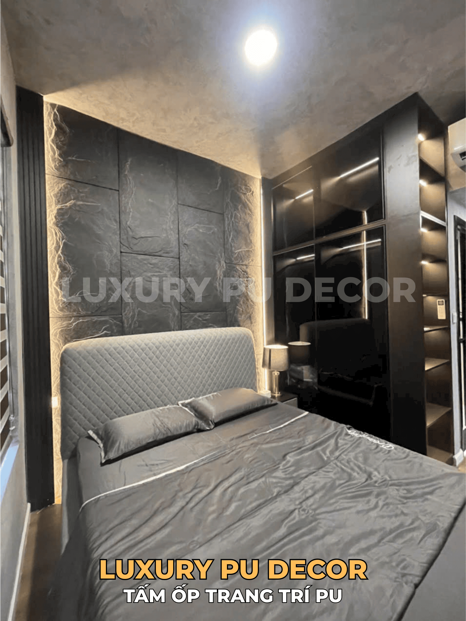 tấm ốp PU giả đá