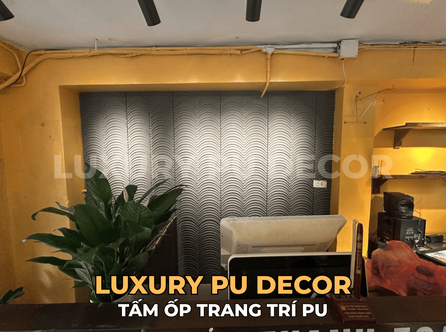tấm PU gạch ngói cổ trang trí cổ điển