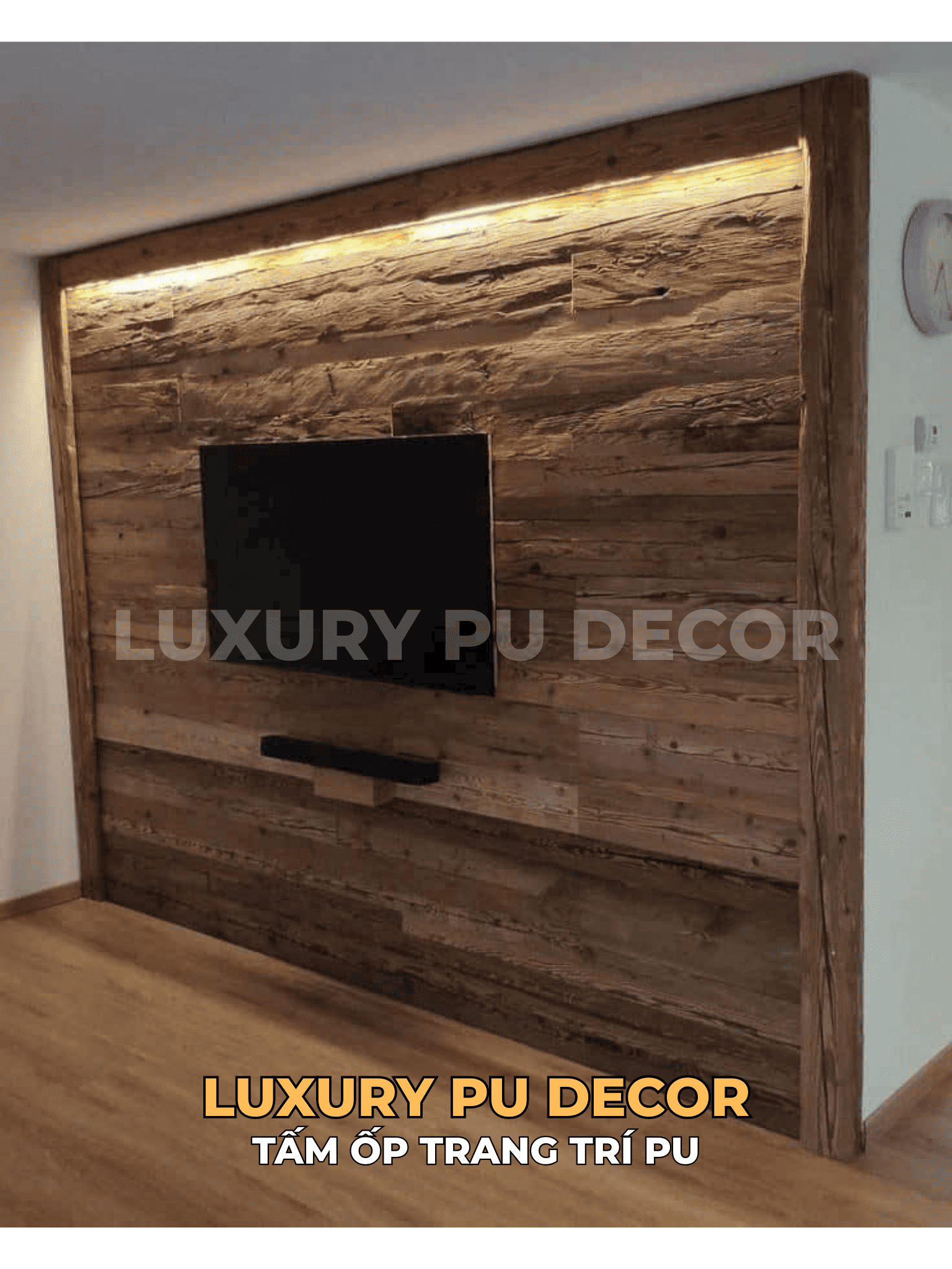 tấm PU giả gỗ