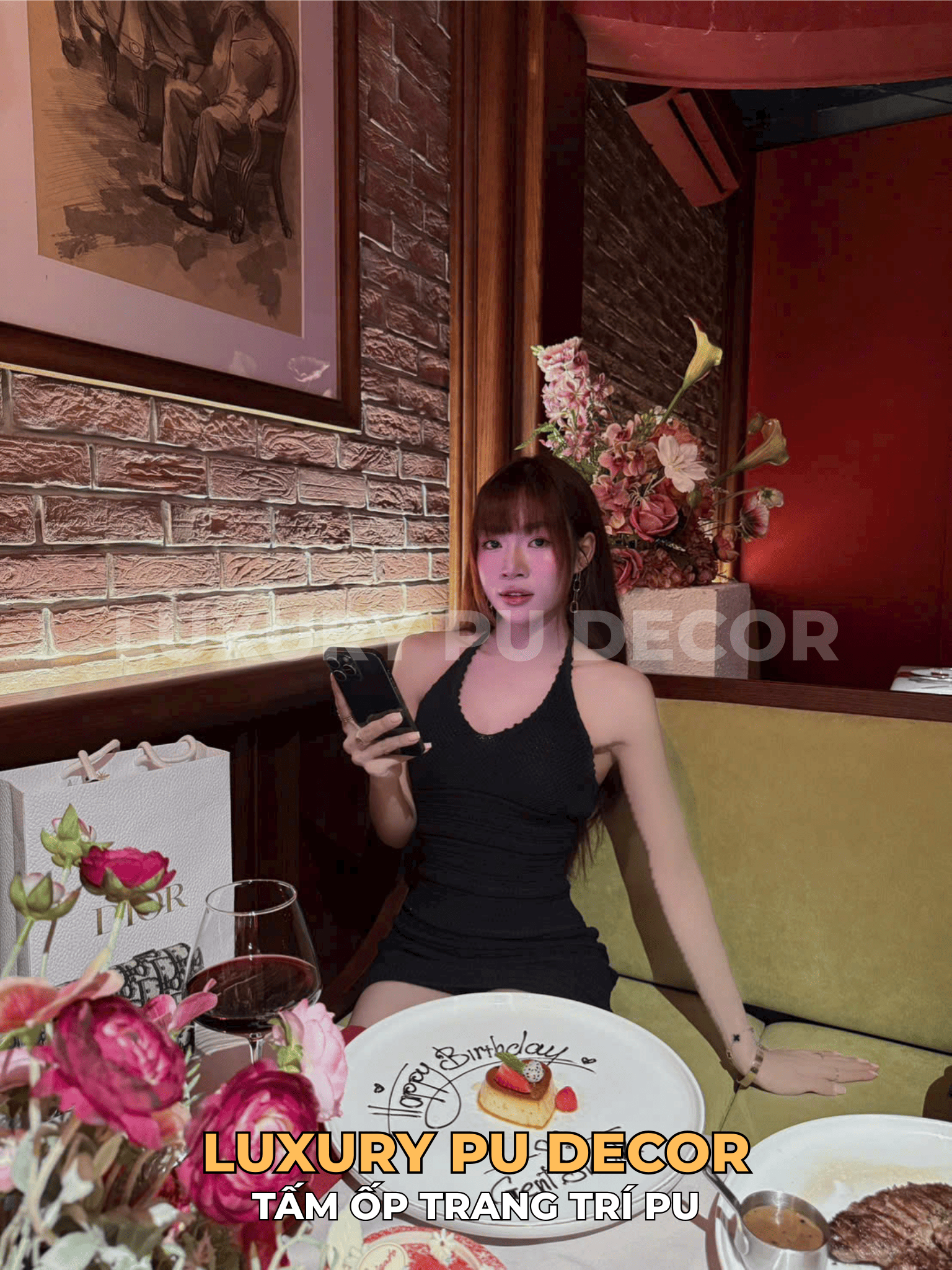 tấm PU giả gạch