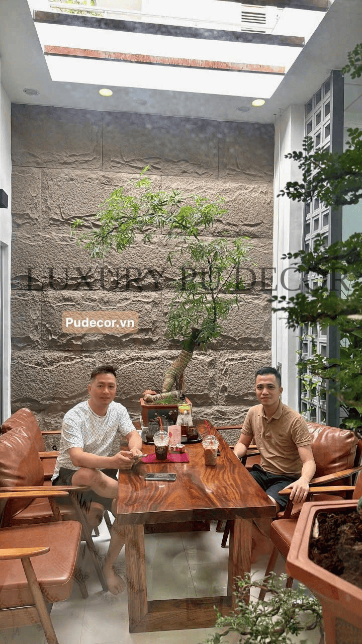 tấm ốp PU giả đá