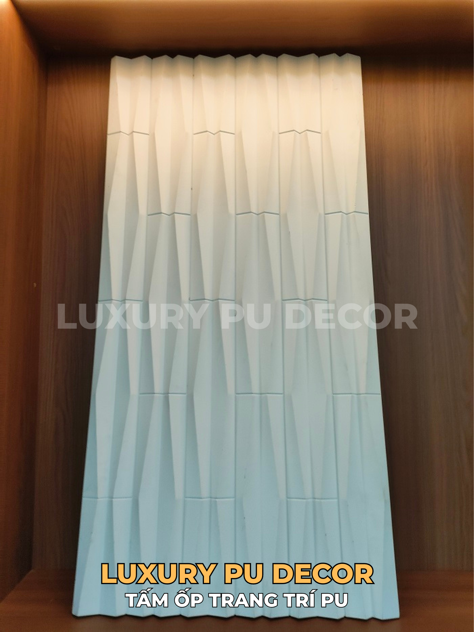 tấm ốp tường PU 3D