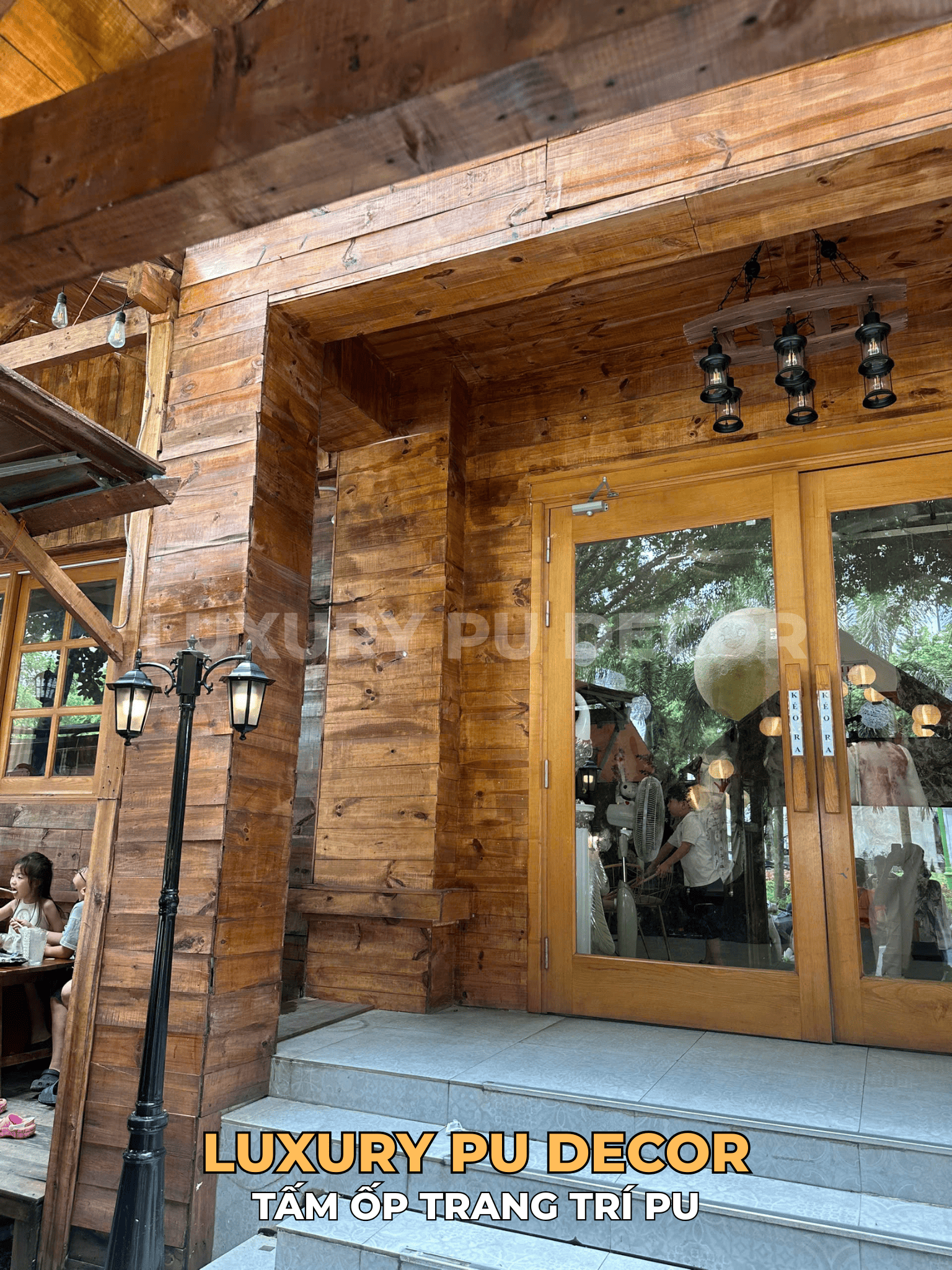 tấm PU giả gỗ siêu mỏng