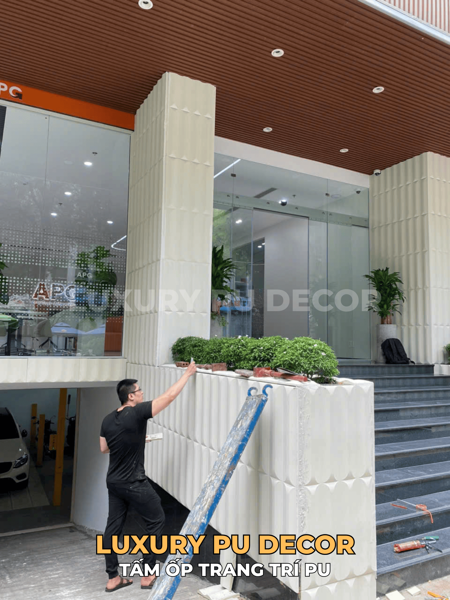tấm ốp tường PU 3D PD10