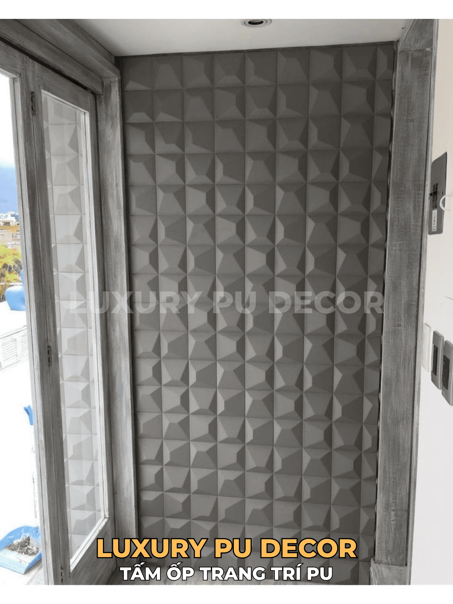 tấm ốp tường PU 3D PD11