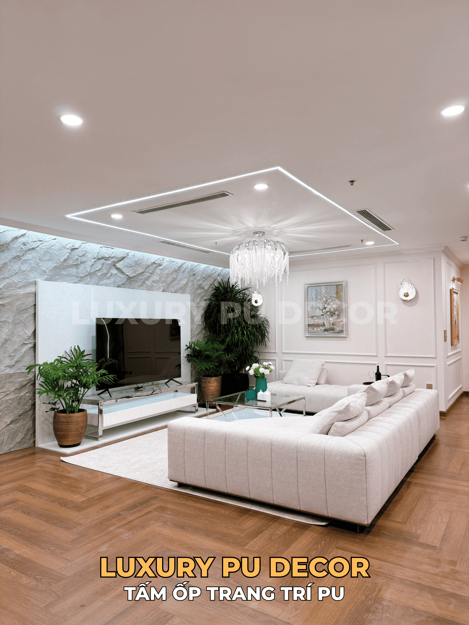 tấm ốp PU giả đá