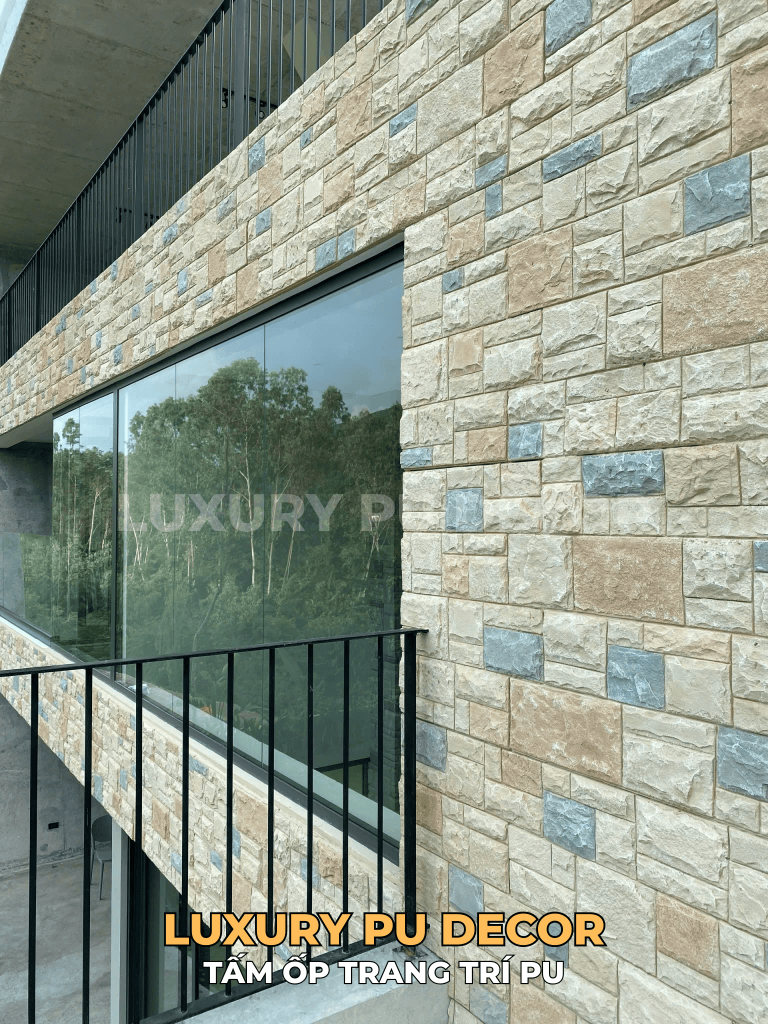 tấm PU giả đá sa thạch