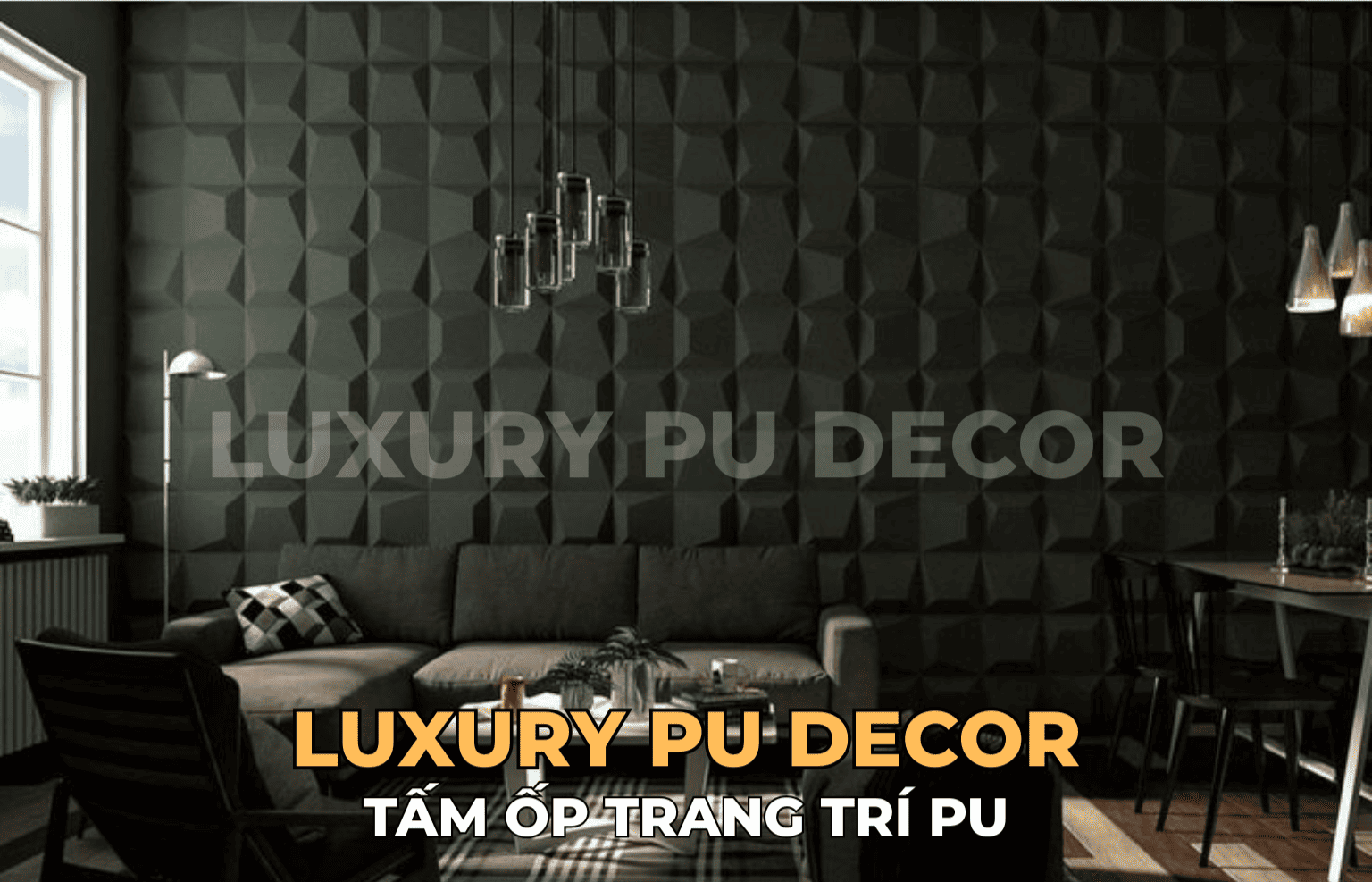 tấm ốp PU 3D PD11