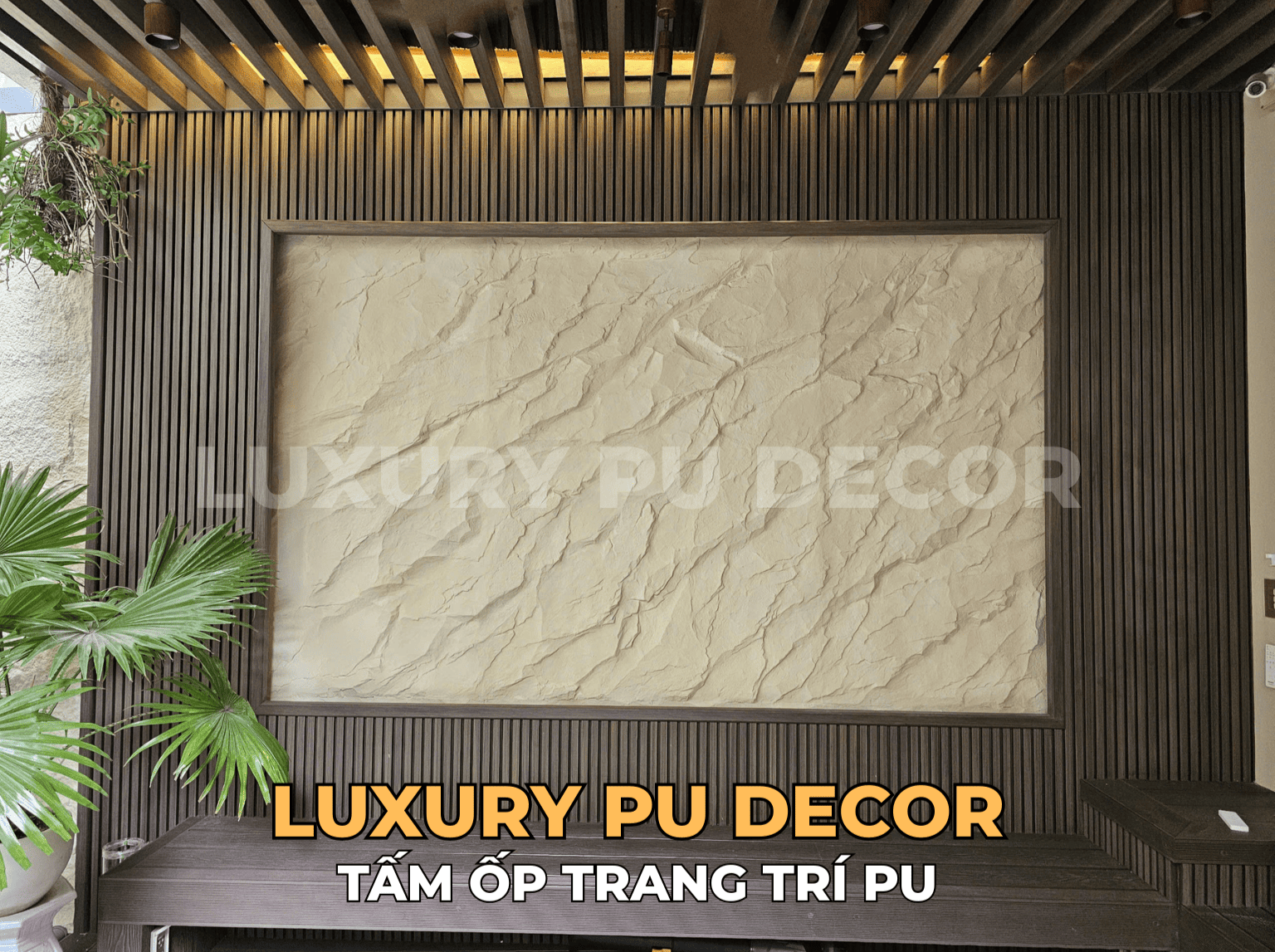 tấm ốp tường giả đá