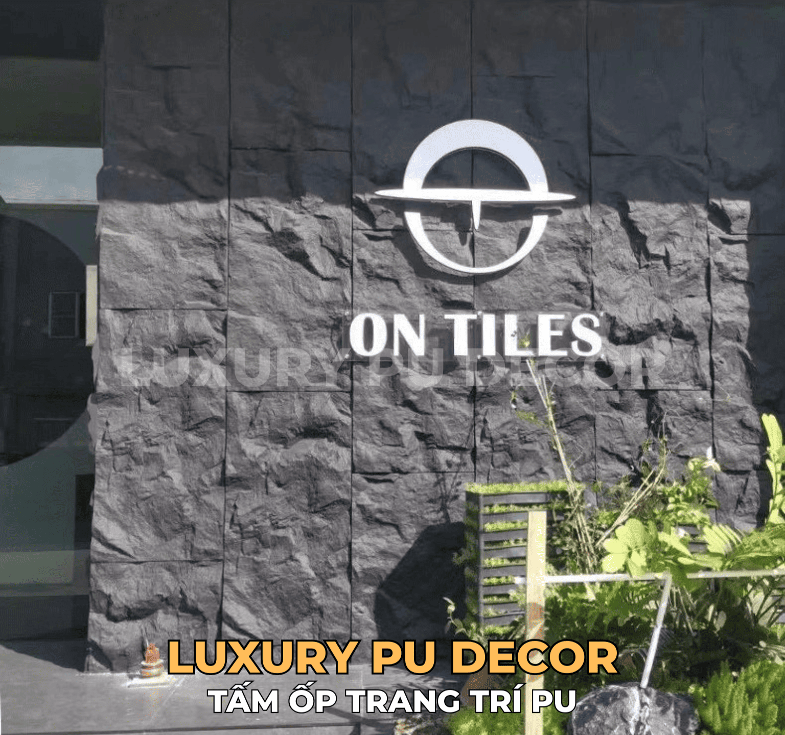 hướng dẫn ốp tấm PU giả đá