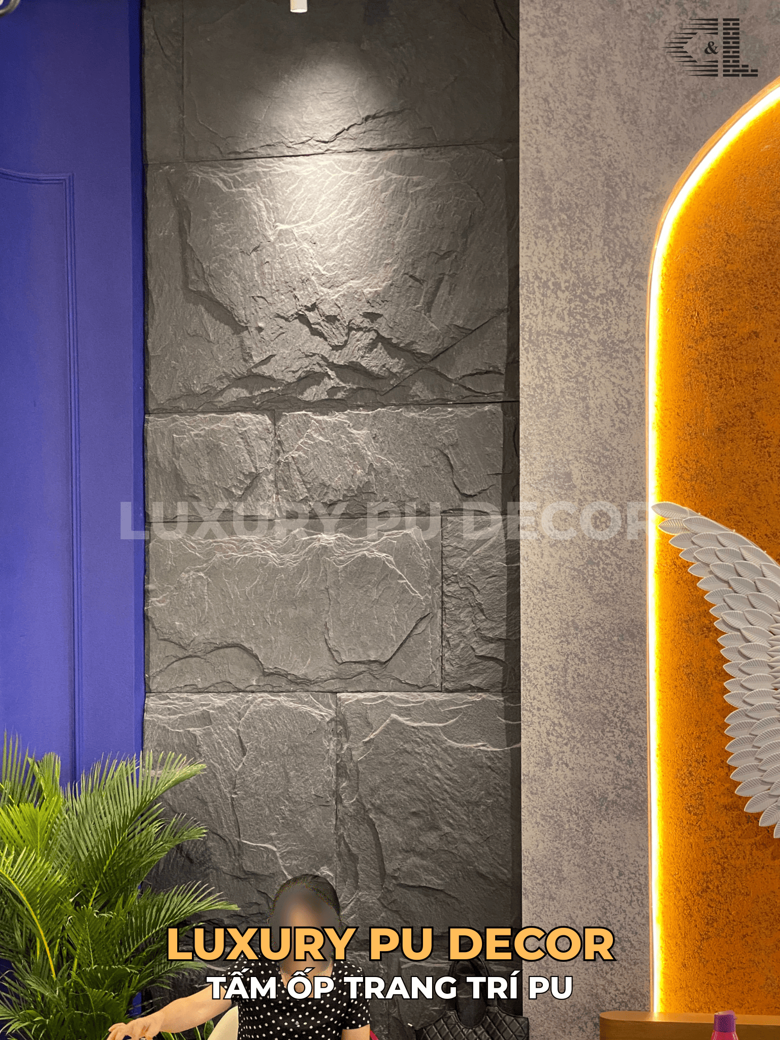 tấm ốp tường PU