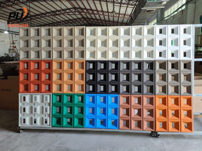 Lý do nên lựa chọn tấm PU giả gạch bông gió?