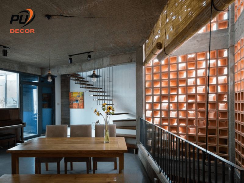 Ứng dụng của tấm PU bông gió trong nhà hàng, quán ăn