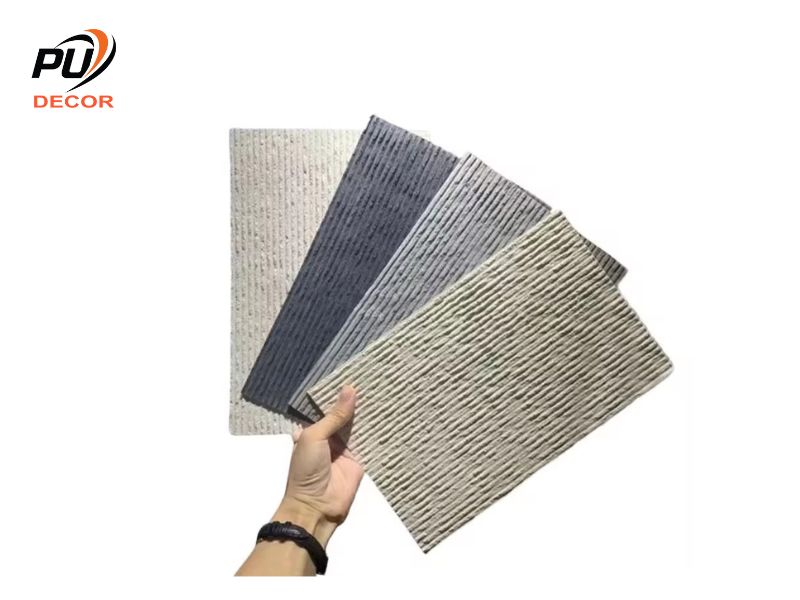 Tấm ốp đá dẻo vân sợi gai là gì?