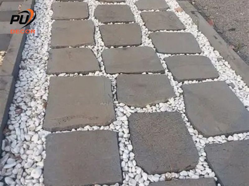 Đá rối ứng dụng cho lát lối đi