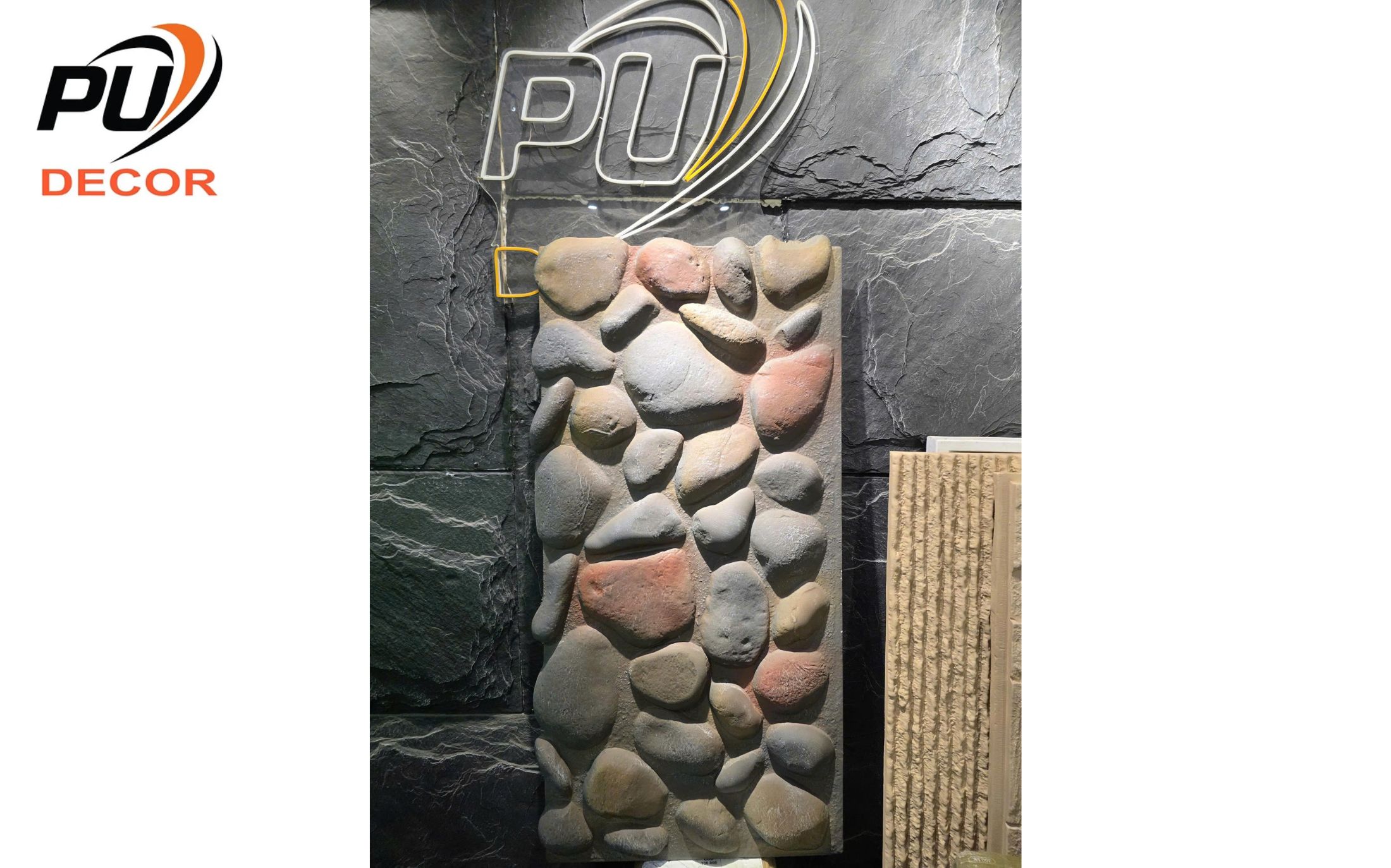 Tấm PU đá sỏi tại PU Decor