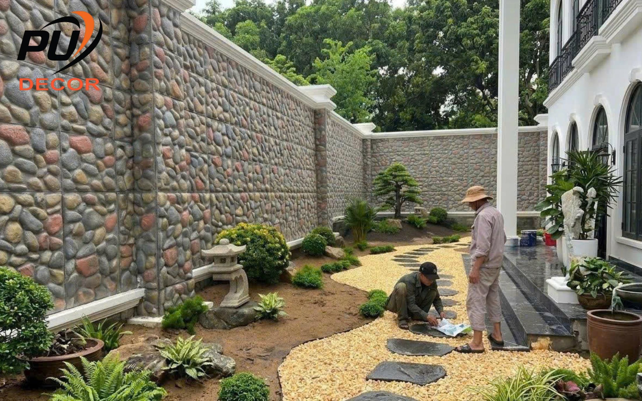 Quy trình thi công tấm PU đá sỏi đúng kỹ thuật