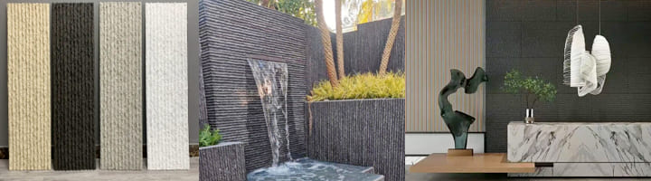Cách phối tấm PU nước chảy để bề mặt 3D nổi bật